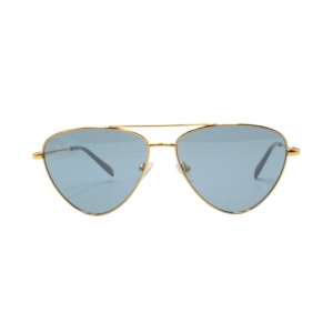 Óculos Solar Unissex ZB059 Dourado e Azul - Foto 1