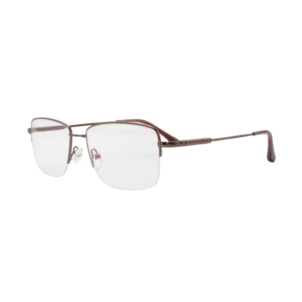Armação para óculos de Grau Masculina Titanium BR96013 Marrom - Foto 0