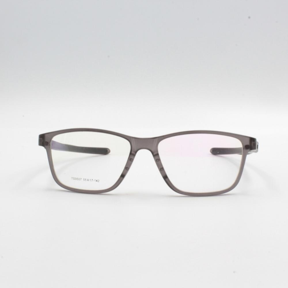 Armação para Óculos de Grau Masculino Clipon 2 em 1 TS9507-C3 Fumê com Extensor - Foto 5