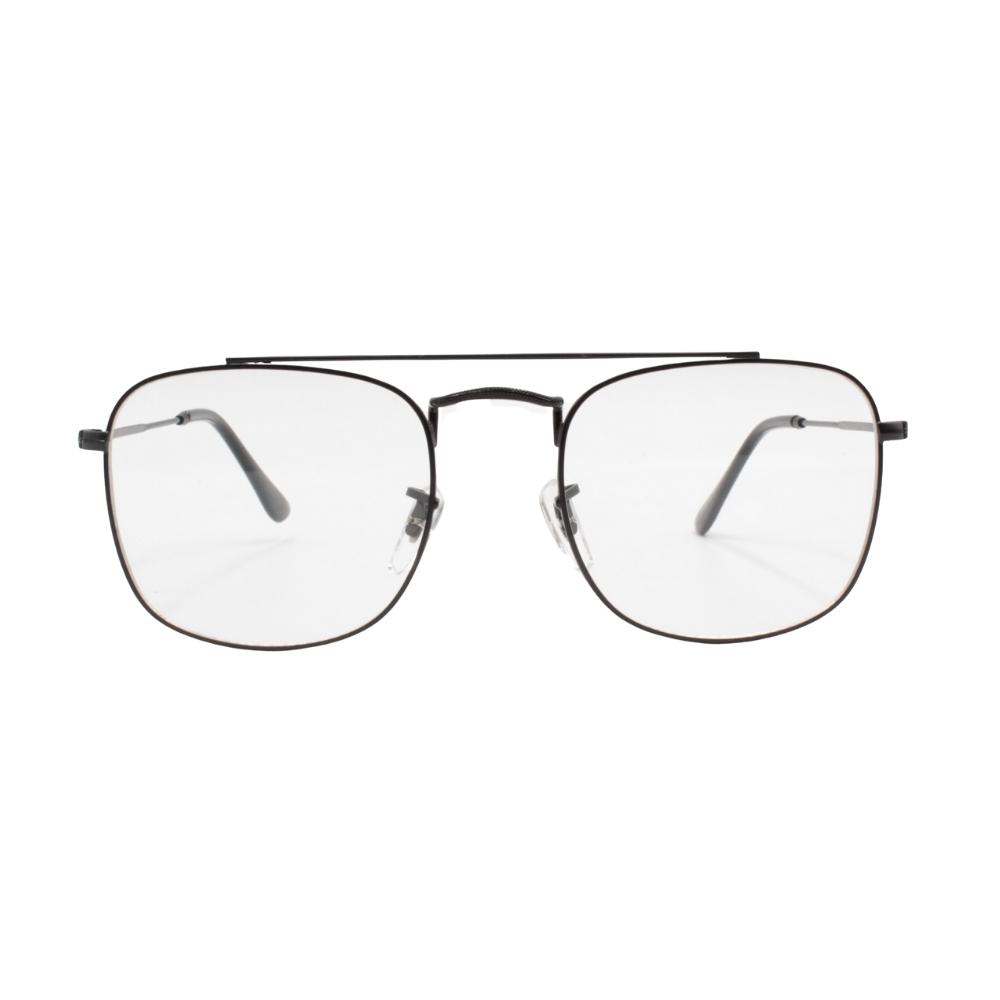 Armação para Óculos de Grau Unissex 3557-C2 Preto - Foto 1