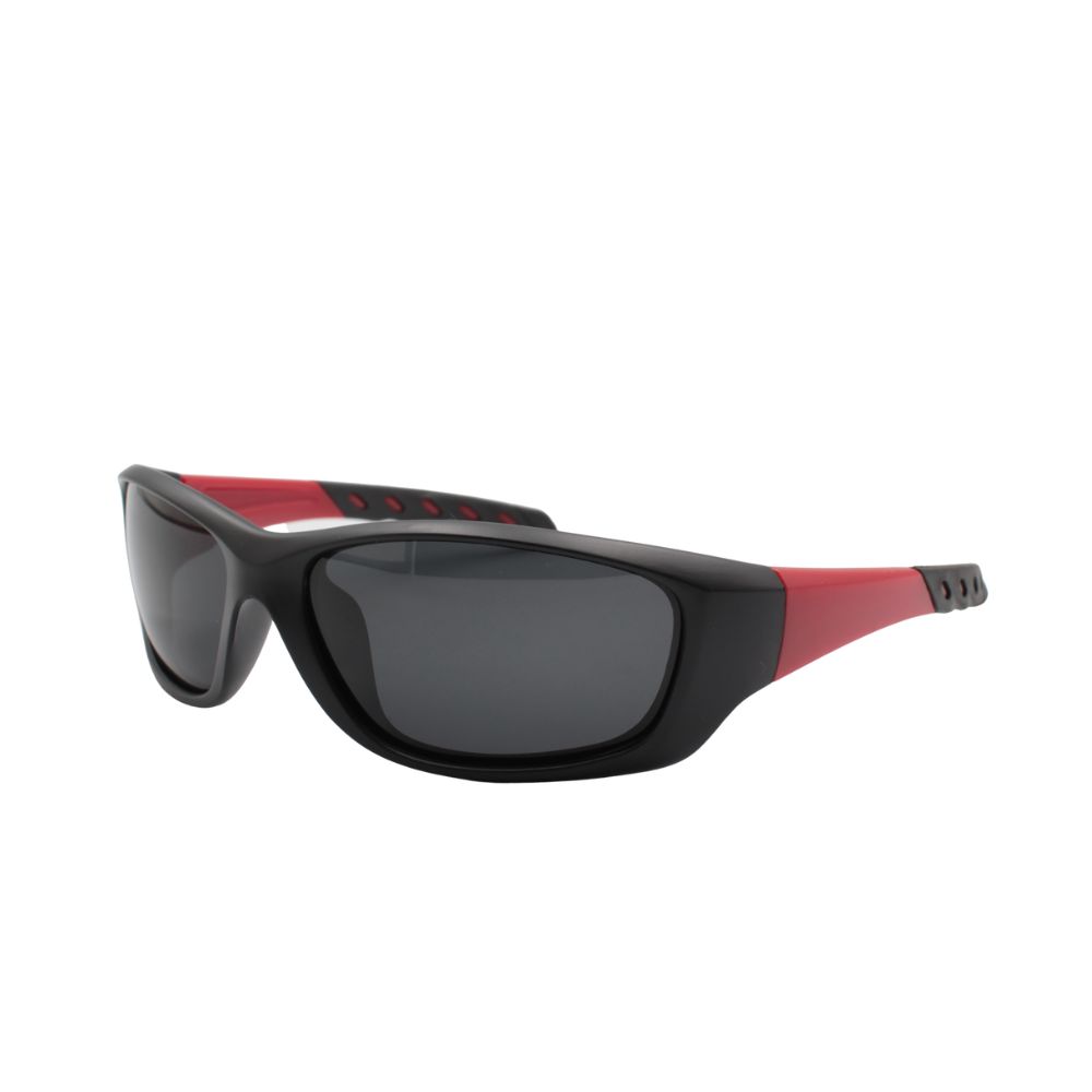 Óculos Solar Polarizado Esportivo Masculino 93483P-C2 Preto e Vermelho - Foto 0