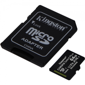 CARTÃO DE MEMÓRIA KINGSTON MICRO SD XC 64GB UHS-I 100MB/S
