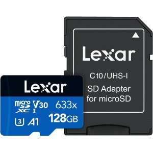 CARTÃO DE MEMÓRIA LEXAR MICRO SD XC 128GB UHS-I 100MB/S
