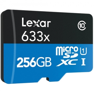 CARTÃO DE MEMÓRIA LEXAR MICRO SD XC 256GB UHS-I 100MB/S V30