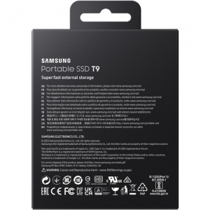 SSD SAMSUNG 1TB T9 PORTÁTIL PRETO