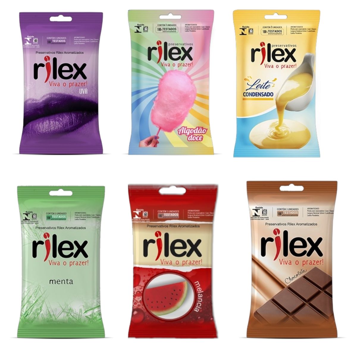 Camisinha Rilex Preservativo com sabor