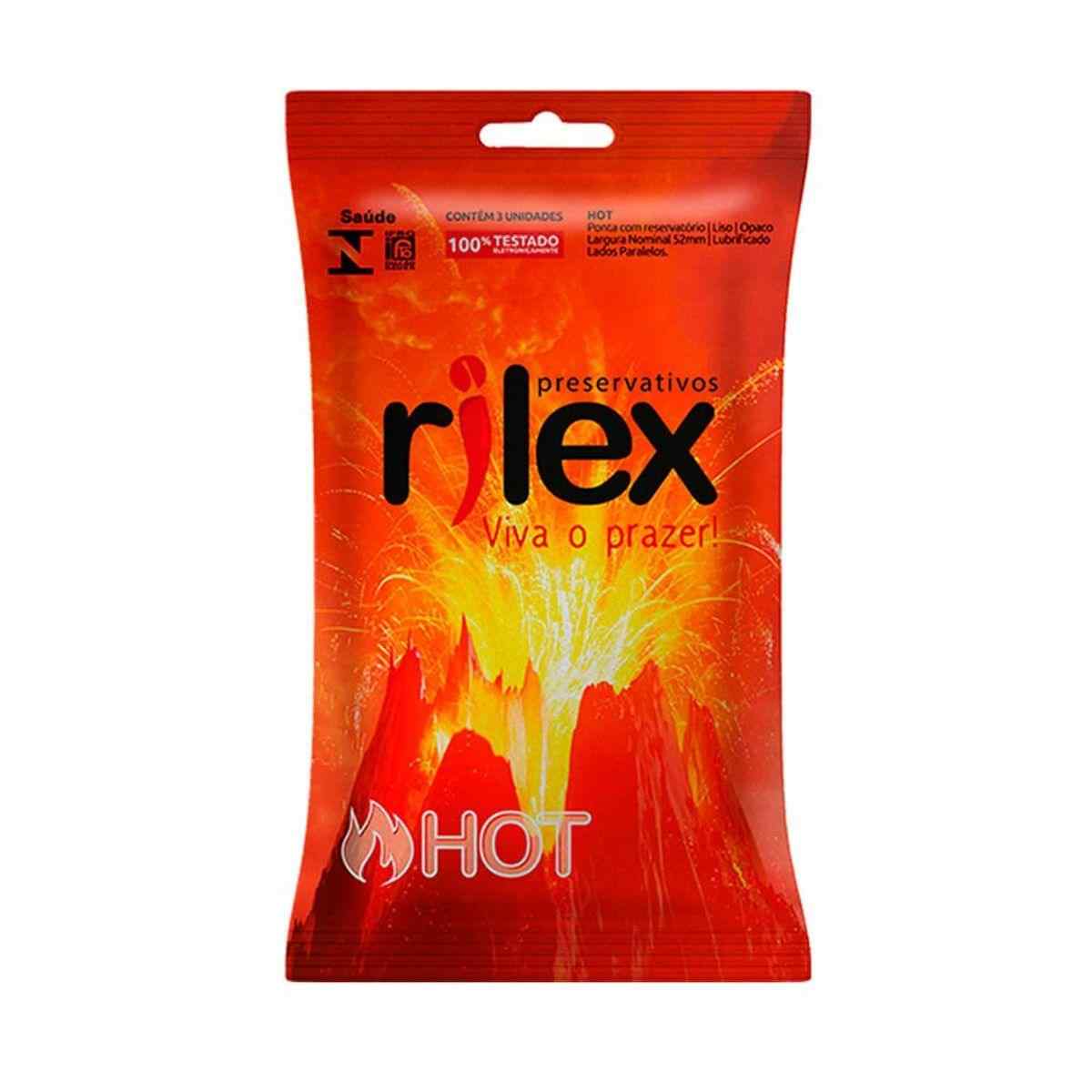 Camisinha Rilex preservativo Hot esquenta o clima