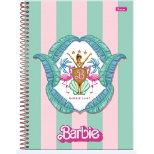 Caderno 10 Matérias Barbie Teen 3369411 Sortidos