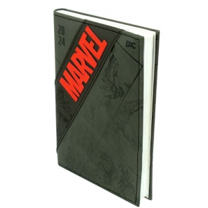 Caderno Marvel Smart Univ + Agenda Marvel  + 2 Marca Textos e 2 Canetas OOPS