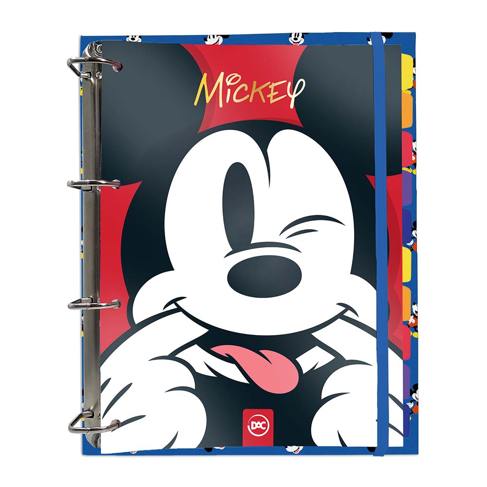 Fichário Mickey Mouse com elástico 3814