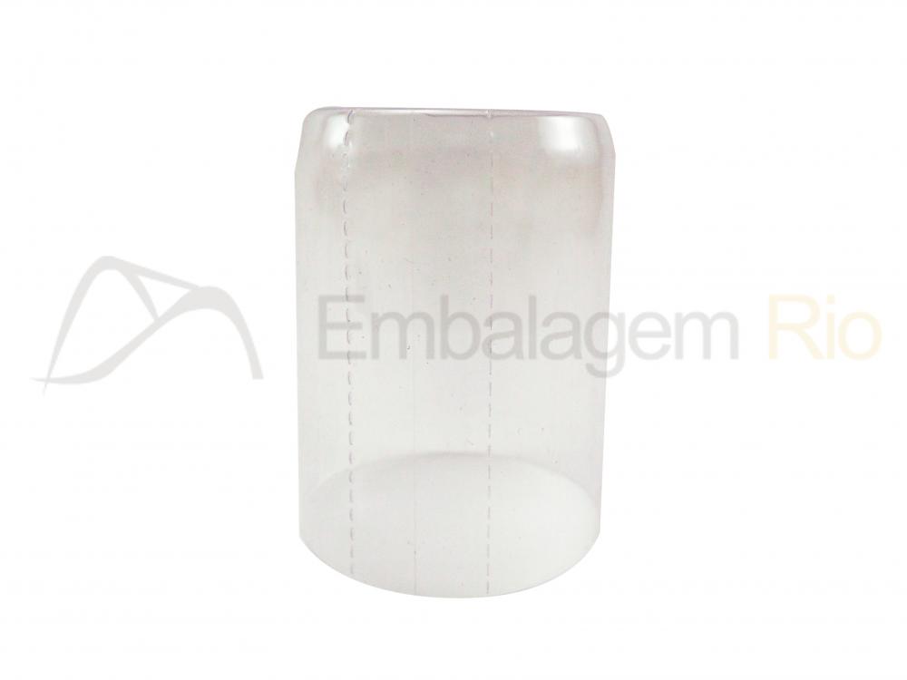 Lacre cápsula 18 mm Termoencolhível Transparente 100 un