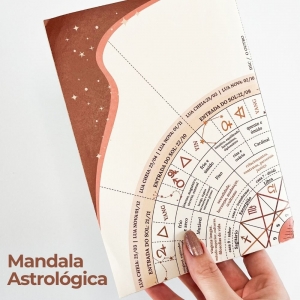 Box Astro Planner 2024 + Envio internacional (Planner + Guia + Oráculo + Mandala astrológica + Cartela de adesivos)