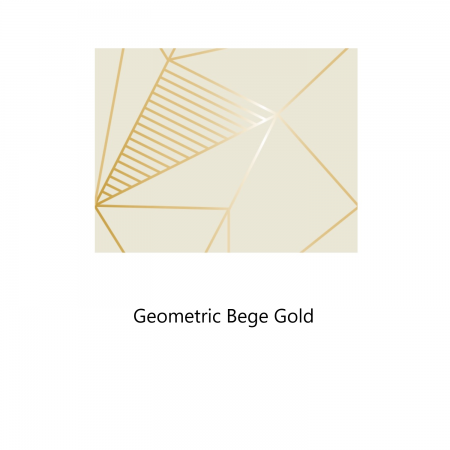 Contact 45cm X 10m Geometrico Bege Gold Leonora