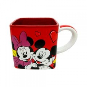 Caneca Cubo Mickey E Minnie Namorados Disney