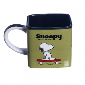 Caneca Cubo Snoopy Peanuts