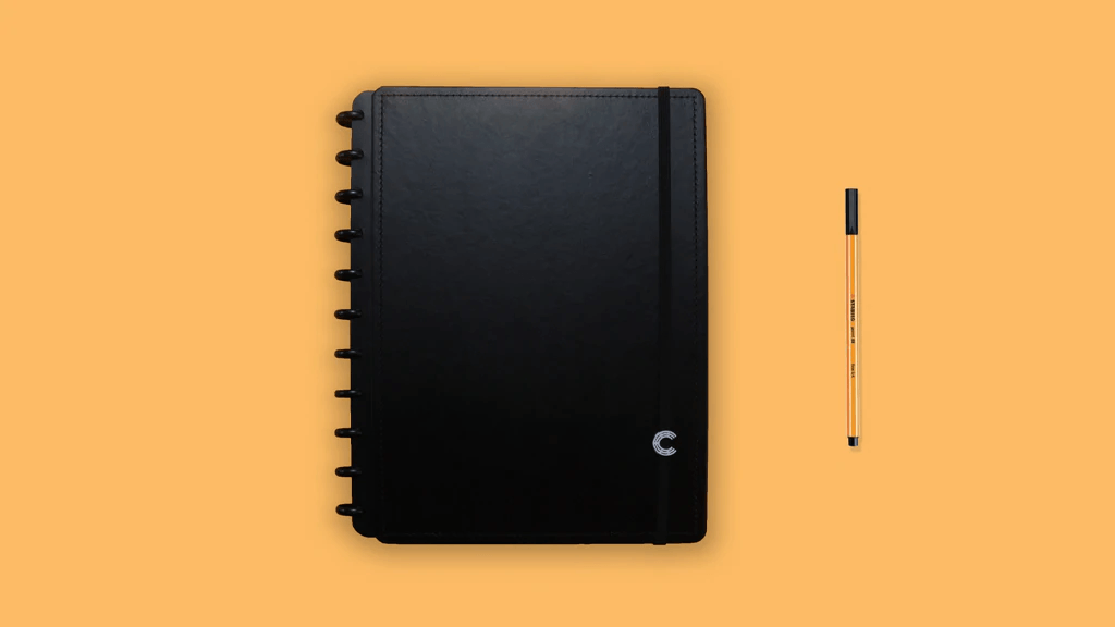 Caderno Black | Tamanho Grande | Caderno Inteligente