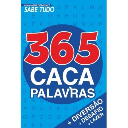 Almanaque Passatempos Sabe-Tudo 365 Caca-Palavras - Ed. Online ( p55 )