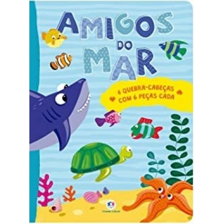 Amigos do Mar (Livro com Quebra-Cabeça) - Ed. Ciranda Cultural ( p36 )