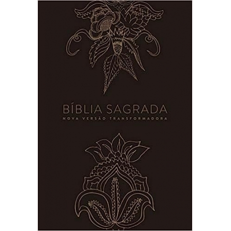 Bíblia NVT Letra Normal - Indian Flowers Dourada  ( Capa dura ) - Ed. Mundo Cristao ( p155 )