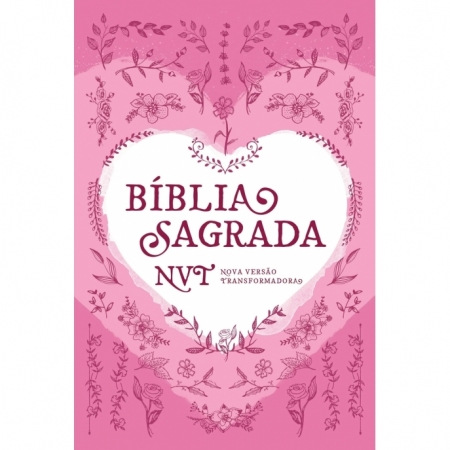 Bíblia Sagrada NVT - Coração Rosa Capa dura - Ed. Mundo Cristão ( p148 )