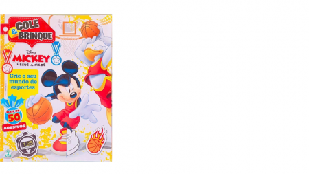 Cole & Brinque Mickey e Seus Amigos Mais de 50 Adesivos - Autor: Disney - Ed. ABRIL ( p86 )