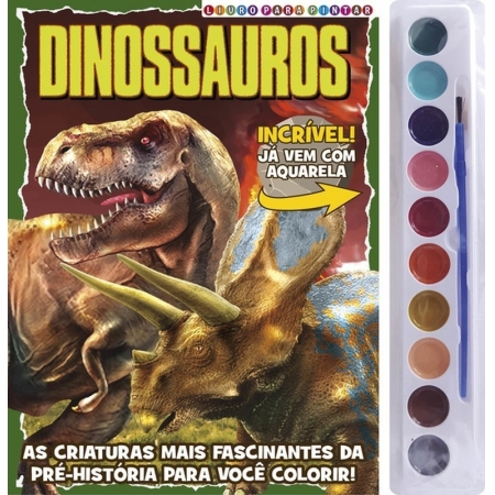 Dinossauros - Livro para pintar - Ed. Online
