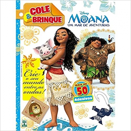 Disney Cole e Brinque:10 Moana com Adesivos - Autor: Disney - Ed. ABRIL ( p86 )