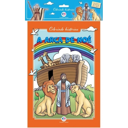Kit Colorindo Histórias - Solapa Histórias Bíblicas (Com 8 Livros de Histórias Para Colorir!) - Ed. Ciranda Cultural ( p