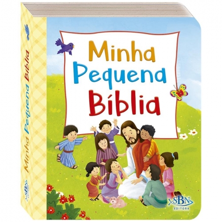 Pequeninos : Minha Pequena Biblia ( capa dura ) - Ed. Editora SBN ( p40 )