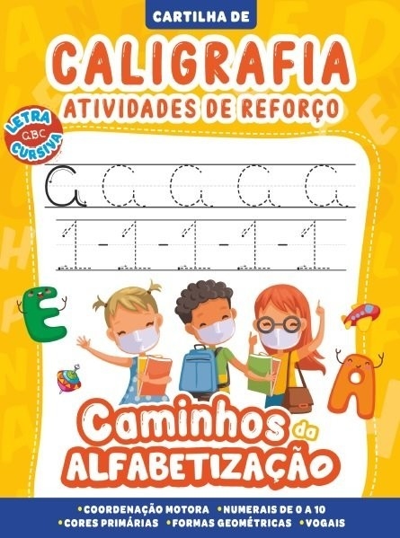 Cartilha caminhos da alfabetizacao - caligrafia e atividades de reforco - Ed. Online ( p54 )