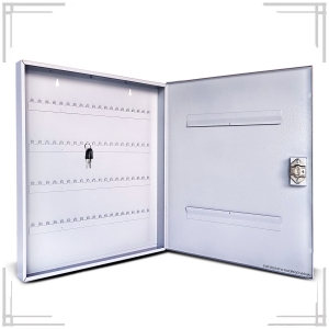 claviculario armario quadro aço 80 porta chaves de parede