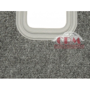 Carpete Fusca - Cinza - Canelado - Excelente Acabamento