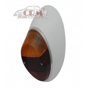 Lanterna Traseira Vw Fusca - Ambar - Completas - Par - Premium 1300