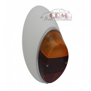Lanterna Traseira Vw Fusca - Ambar - Completas - Par - Premium 1300