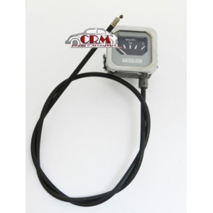 Marcador / Relógio Combustivel Fusca 70/ 74 - Fundo Cinza/W23900P