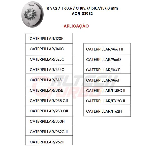 CONJ CENTRAL - CATERPILLAR - 120K / - (B2G)