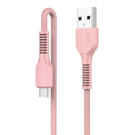 CABO MICRO USB 2M ROSA MICCELL VQ-D88