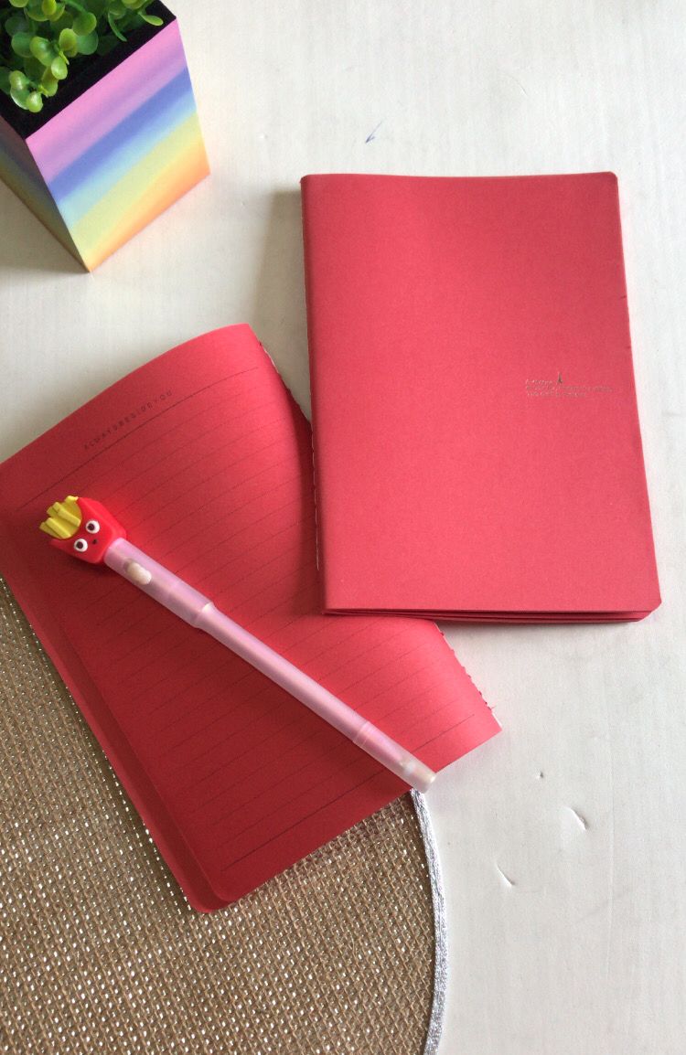 Caderno Colorido Com Pauta 40 Folhas Capa Mole - Caderno Folhas Coloridas