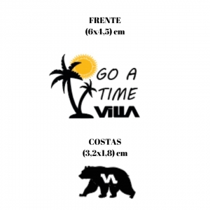 T-Shirt VILLA Go a Time Villa Coleção Califórnia Verde Musgo Feminina