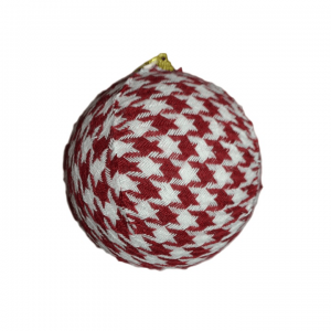 Bola Decorativa Xadrez 10cm - Conjunto com 3