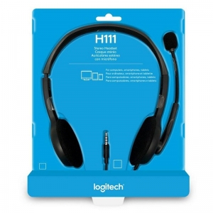 Headset Logitech H111 C/Microfone P3 3,5Mm - 981-000612