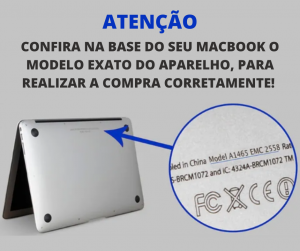 Capa Case compatível com Macbook New Air 13.6? A2681 Chip M2 Cinza Fosco