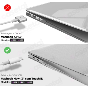 Capa Case Compatível Com Macbook New Air 13