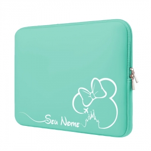 Capa Case Para Notebook Macbook Personalizada Verde Água - Love Orlando 2