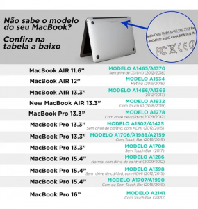 Case Macbook Pro 15 A1286 Azul bebê