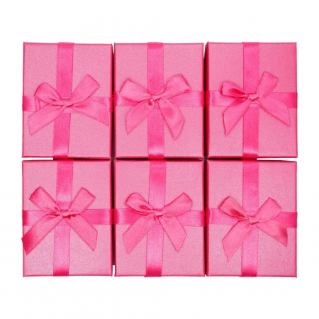 Caixinha de Presente Pink - Medida 7x9 cm - Pacote com 12 unidades