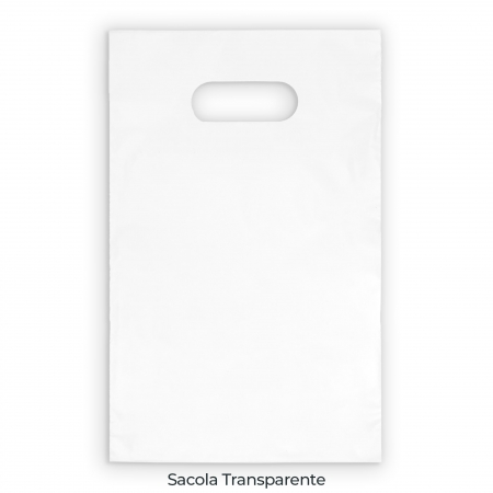 Sacola Plástica Lisa Transparente 20x30 com 50 unidades