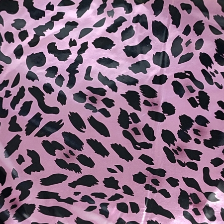 Saquinho de Presente Leopardo Rosé - Tamanho 30x44 cm Pacote com 50 unidades