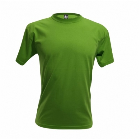 Camiseta Adulto 100% Algodão Verde Flúor