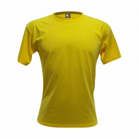 Camiseta Adulto 100%  Algodão Amarelo Cenário